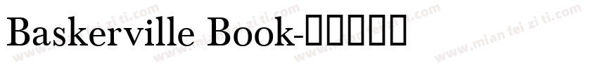 Baskerville Book字体转换